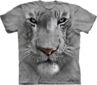 White Tiger Face available now at Novelty EveryWear!